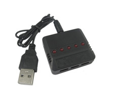 Hubsan X4 H107 Charge 5 in 1 Lipo Battery Charger USB Interface for 3.7v