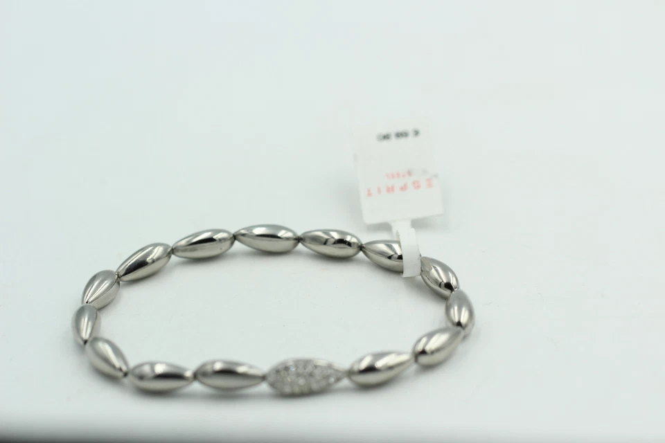 ESPRIT Armband Edelstahl mit Zirkonia Zugarmband ESBR11879A165 - Bild 2 von 4