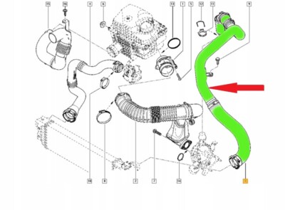 FÜR RENAULT NEU Turbo Ölzufuhrrohrschlauch Evop0027 Evoron 4433994