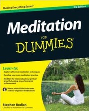 Meditation For Dummies, with Audio CD - Paperback By Bodian, Stephan - GOOD