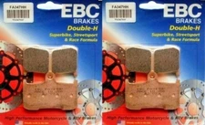 2 SETS EBC HH Front Brake Pads 2006-08 Triumph Daytona 675  / FA347HH
