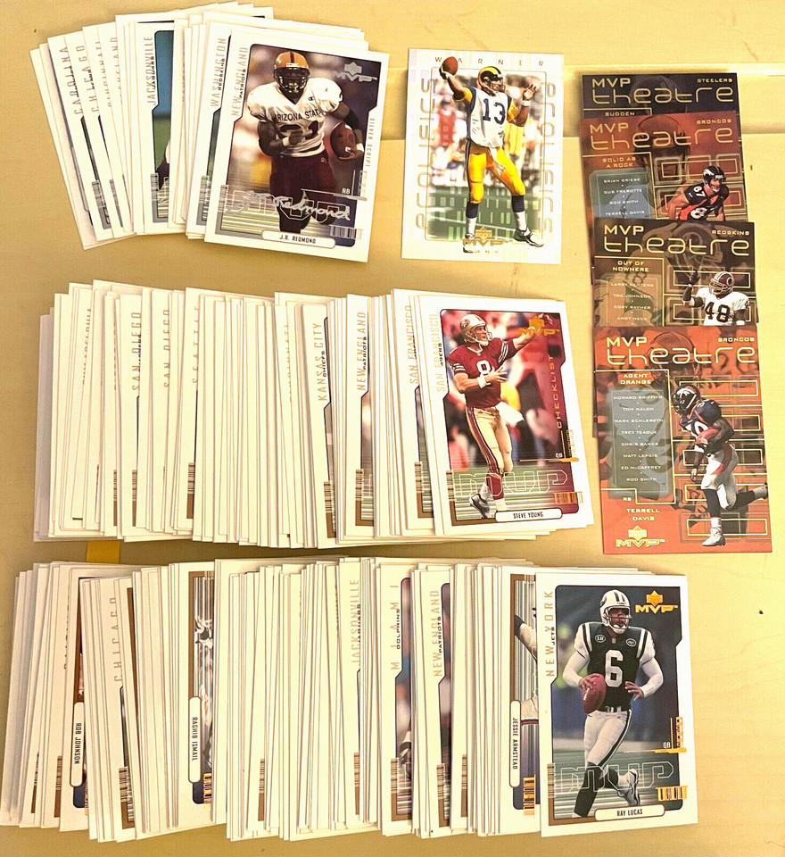 2000 Upper Deck MVP Football Cards 1-220 + RC + Inserts -You Pick - FREE US SHIP