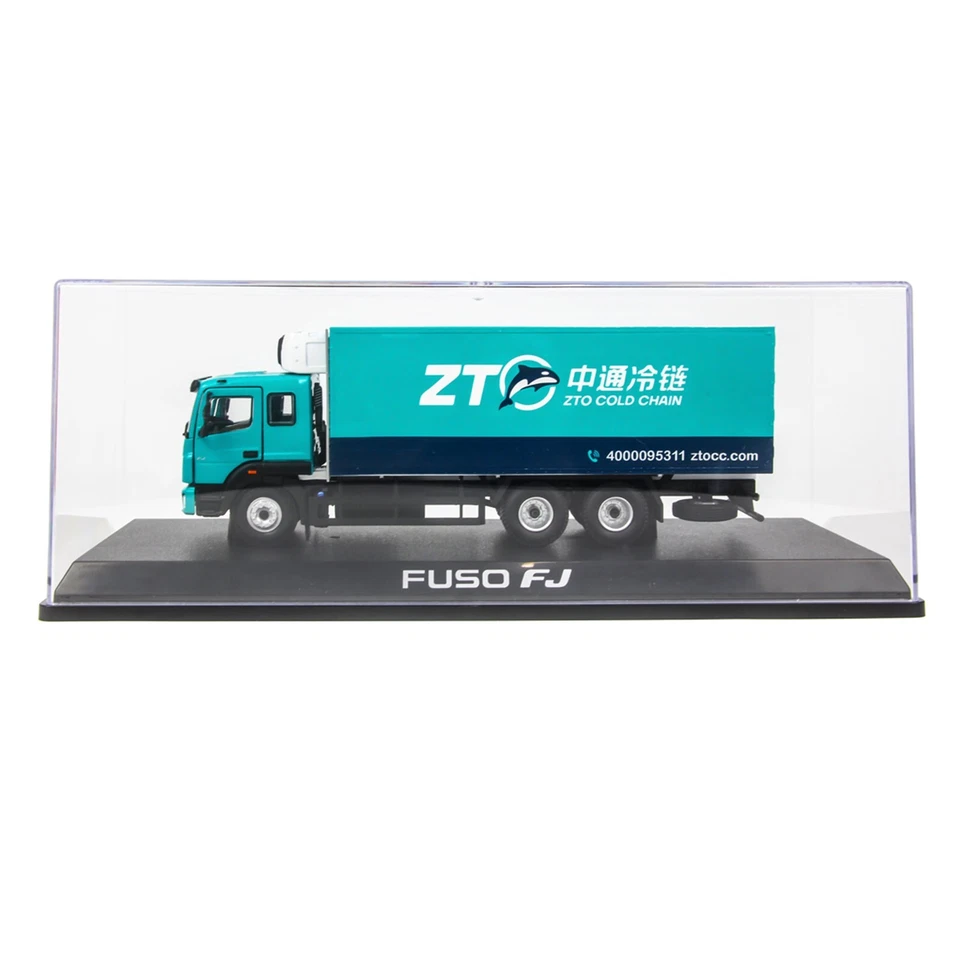 Paudi масштаб 1/48 Mitsubishi Fuso FJ литая модель зеленый игрушечный грузовик + акриловый чехол - Изображение 3 из 4