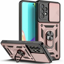 Camera Lens Protect Stand Armor Case For Samsung Galaxy A71 A51 A31 A30 A20S 10S