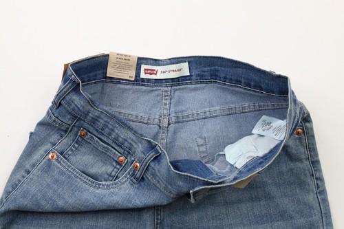 New Levis 514 Boys 18 29x29 Stretch Regular Fit Straight Leg Denim Jeans Pants - Picture 5 of 16