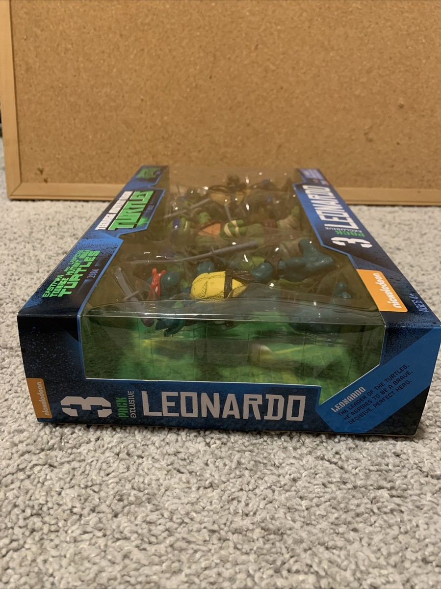 Teenage Mutant Ninja Turtles LEONARDO EVOLUTION 3 Pack EXCLUSIVE