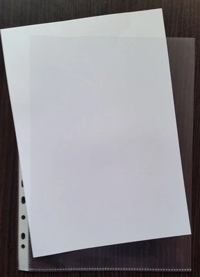 Q-CONNECT EXTRA STARKE A4 Prospekthülle 2 SEITEN OFFEN Dokumentenecht 150my GLASKLAR 14842