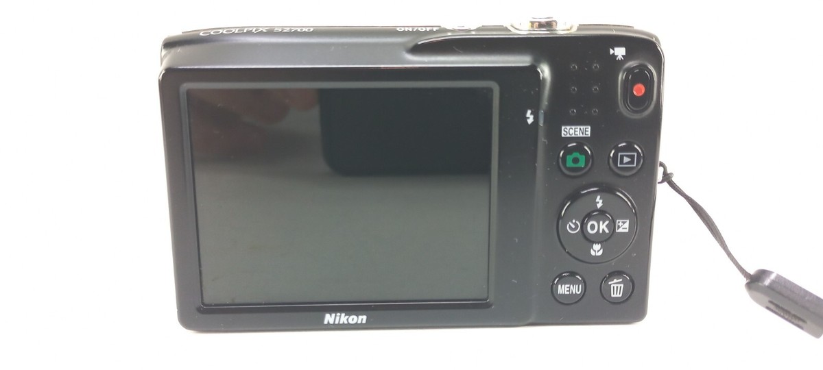 Nikon Digital Camera Coolpix S2700 16.0MP Black Tested for sale