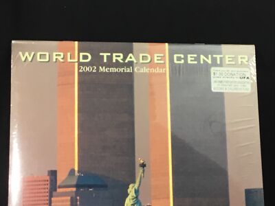2002 WORLD TRADE CENTER Picturesque Memorial Calendar - Brand New