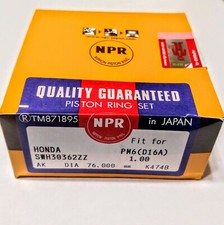Npr D Series D16a1 Dohc Zc Pg6 P29 76mm Piston Ring Set Oversized 040 D16z6