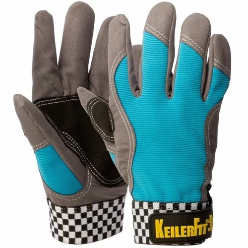Keiler "FIT BLUE" Forst Handschuhe Arbeitshandschuh Waldarbeit (lederfrei) Forst