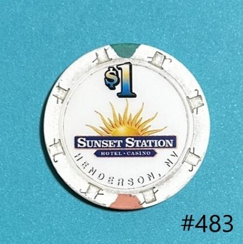 $1 chip Sunset Station Henderson NV #483