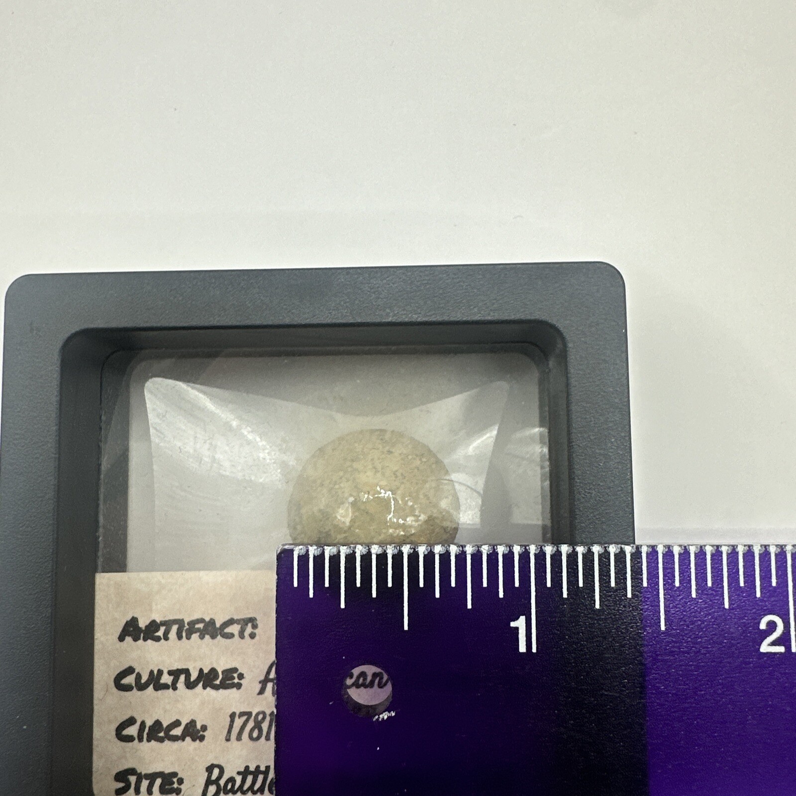 Musket Ball Artifact, American Revolution 1781, Battle Of Yorktown