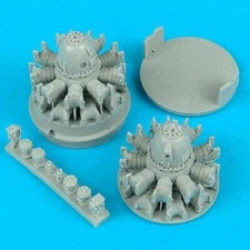 Quickboost 48055 x  1/48 P61 engines for Revell