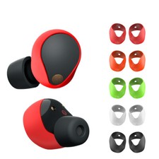5 Pairs Silicone Ear Caps fit for Sony WF-1000XM5 Headphones Protective Cover