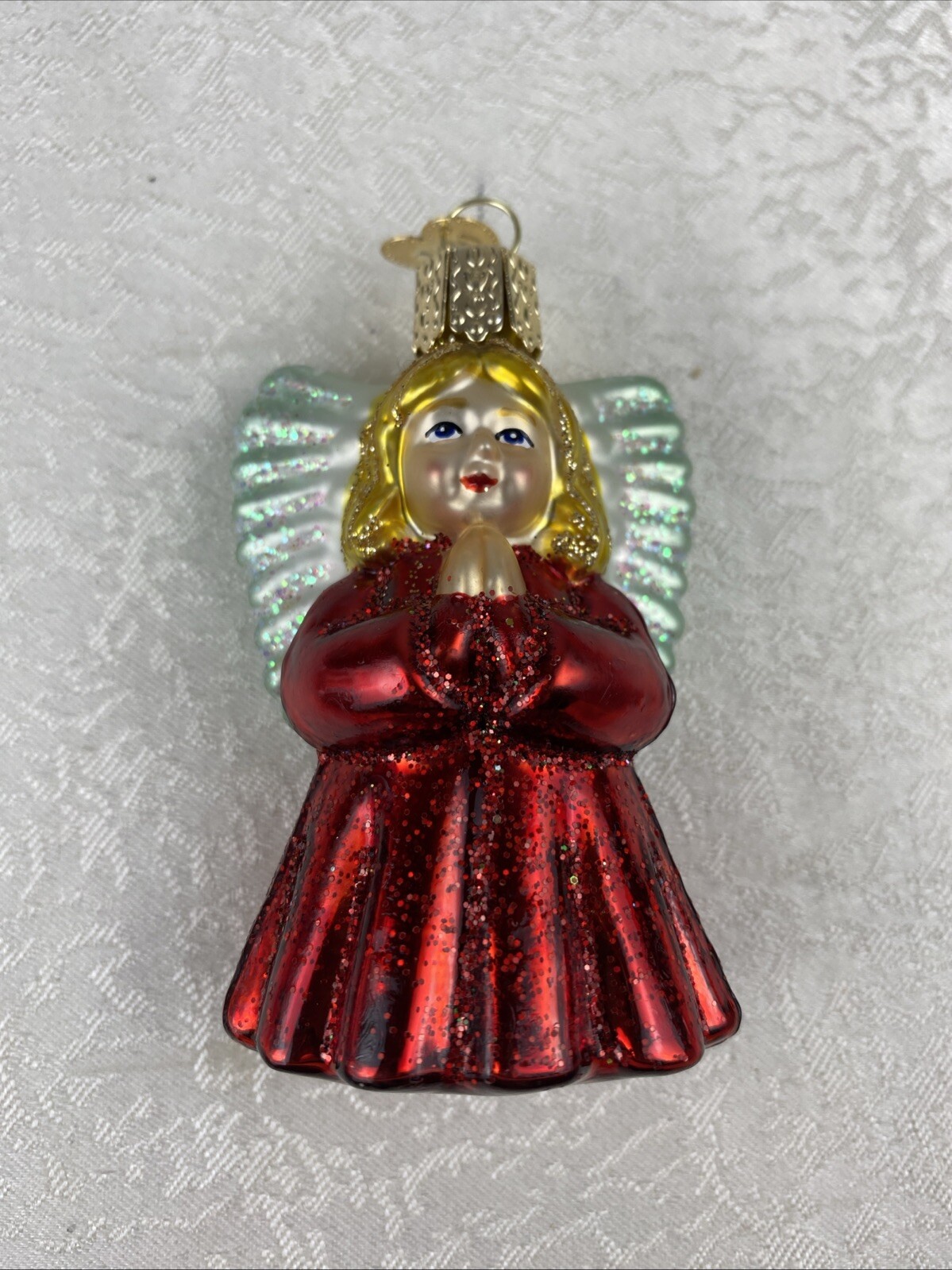 Old World Christmas n Glass Blown Ornaments for Christmas Tree Baby Angel
