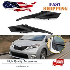 For Toyota Sienna Front Windshield Wiper Side Cowl Extension Cover Trim 2011-20