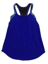 TYR Women's Size XS 0/2 Royal Blue Multicolor 2 in 1 Tankini Swimsuit Top NWT