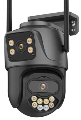⭐ Caméra Surveillance Extérieure PTZ WiFi 4K 8MP IP Sans Fil Vision Nocturne