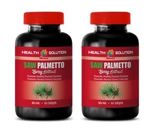 Saw Palmetto oil extract - SAW PALMETTO - Antioxidant-rich 2 Bottles