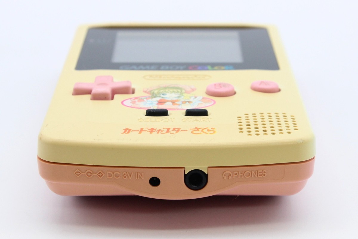 Nintendo Gameboy Color Console Cardcaptor Sakura White Pink Nintendo Gameboy Color Console Cardcaptor Sakura White Pink