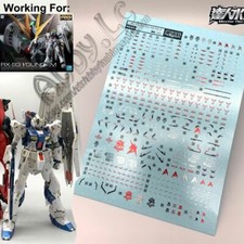 Adesivi decalcomanie pretagliate per RG 1/144 RX-93 Nu D.L modello stampa timbro acquascivolo