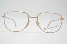 Vintage Brille Essilor 615 Gold Oval Brillengestell eyeglasses