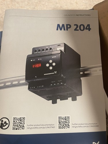Grundfos MP 204 Electronic Motor Protection Brand new | eBay
