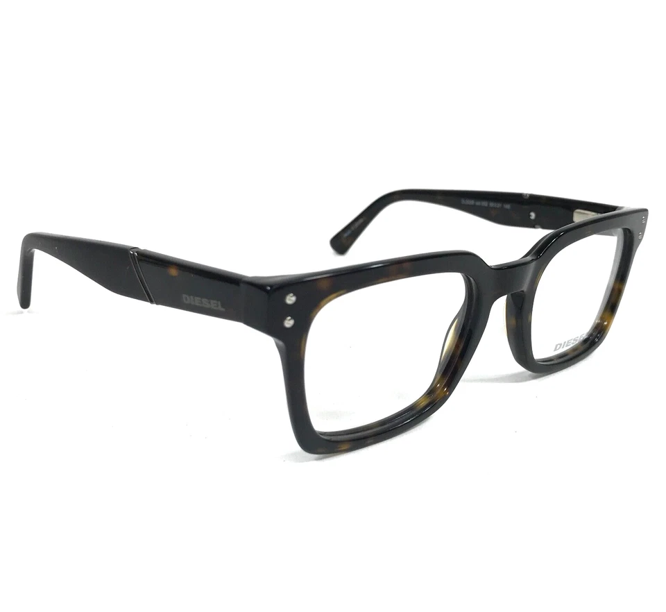 Monturas para gafas Diesel DL5229 col.052 Dark Tortoise Square borde completo 50-21-145 Foto 2 de 4