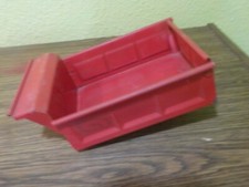 vintage ertl international dumper truck red bed and tailgate for parts