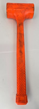 Dead Blow Hammer Orange Polyurethane Soft Face Mallet Heavy Duty Non Sparking