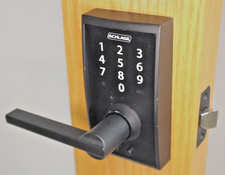 Schlage Keyless Touchscreen Latitude Lever Century Trm Black FE695CEN622LAT 99k