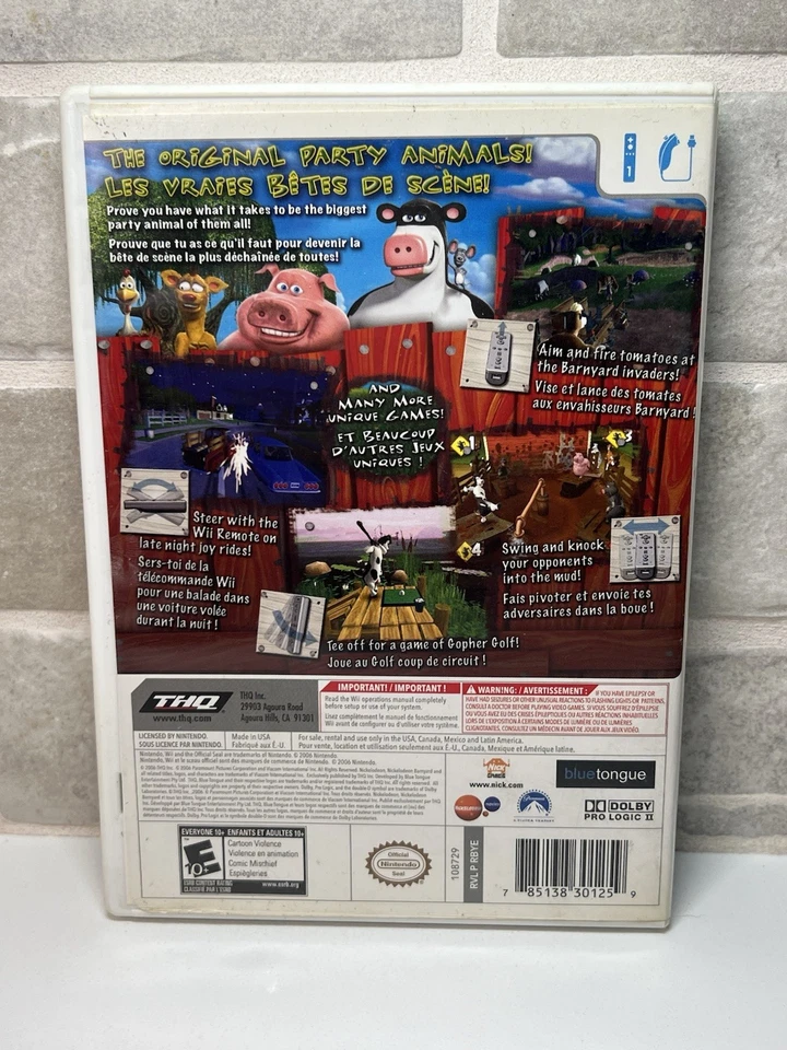 Barnyard - Nintendo Wii - Complete Cib - Tested - Image 3 of 4