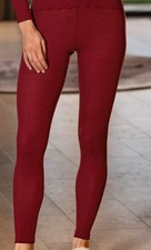 Nina von C. Wool Silk Damen Hose lang Leggings elderberry 29260111