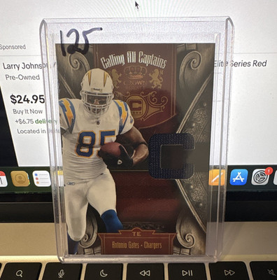 Panini Crown Royale Calling All Captains Antonio Gates Chargers #18 MEM/299