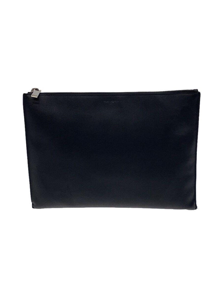 SAINT LAURENT Altre Lettere Zip Clutch Tablet Sleeve_S Borsa Pelle di Caviale
