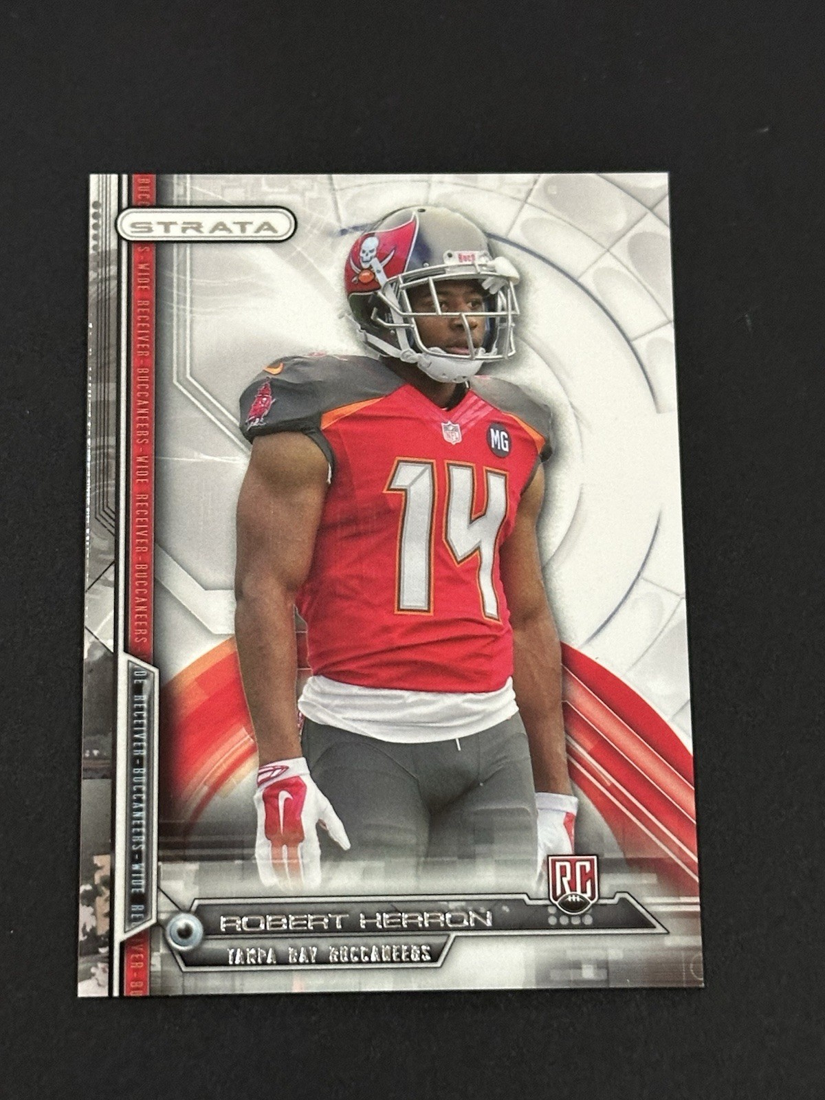 2014 Topps Strata Robert Herron Rookie #157 Tampa Bay Buccaneers RC (E)