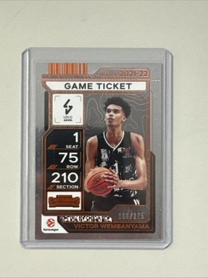 2025-26 Contenders Euroleague Victor Wembanyama Game Ticket /275 