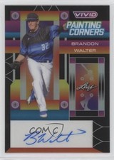 2022 Leaf Vivid Painting Corners Black 19/20 Brandon Walter #PC-BW1 Auto 10k8