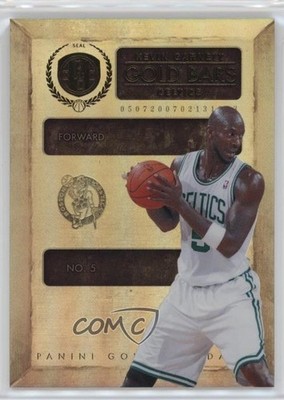 2010-11 Panini Gold Standard Gold Bars /299 Kevin Garnett #7 HOF e9p