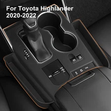 For 20-22 Toyota Highlander Center Gear Shift Panel Trim Storage Trays Organizer