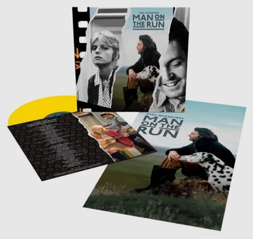 Paul Mccartney And Wings - Man On The Run, Vinyl Record, LP, Yellow