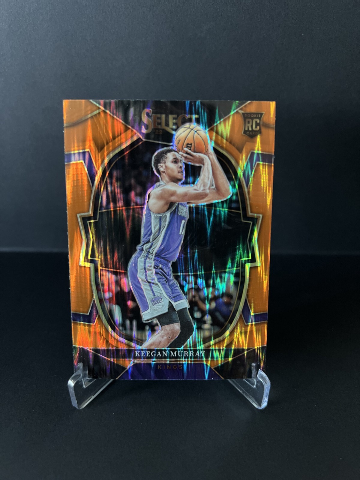 2022-23 Panini Select -  Keegan Murray #81 Orange Flash Prizm (RC)