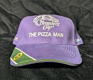 ARLINGTON MILLION WINNER THE PIZZA MAN BREEDERS CUP HAT OLD FRIENDS CHARITY