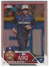 2023 Topps Chrome Update MOOKIE BETTS Insert ALL-STAR GAME REFRACTOR Card