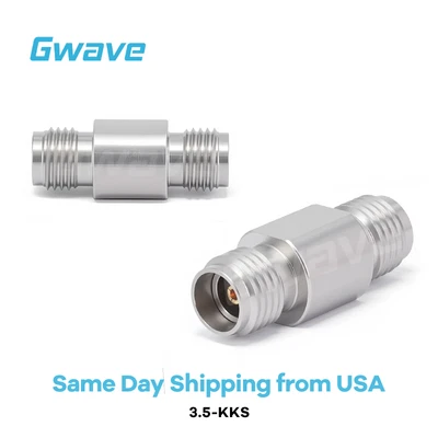 GWAVE TECHNOLOGY INC. 3.5mm Female to 3.5mm Female Adapter, DC - 33GHz