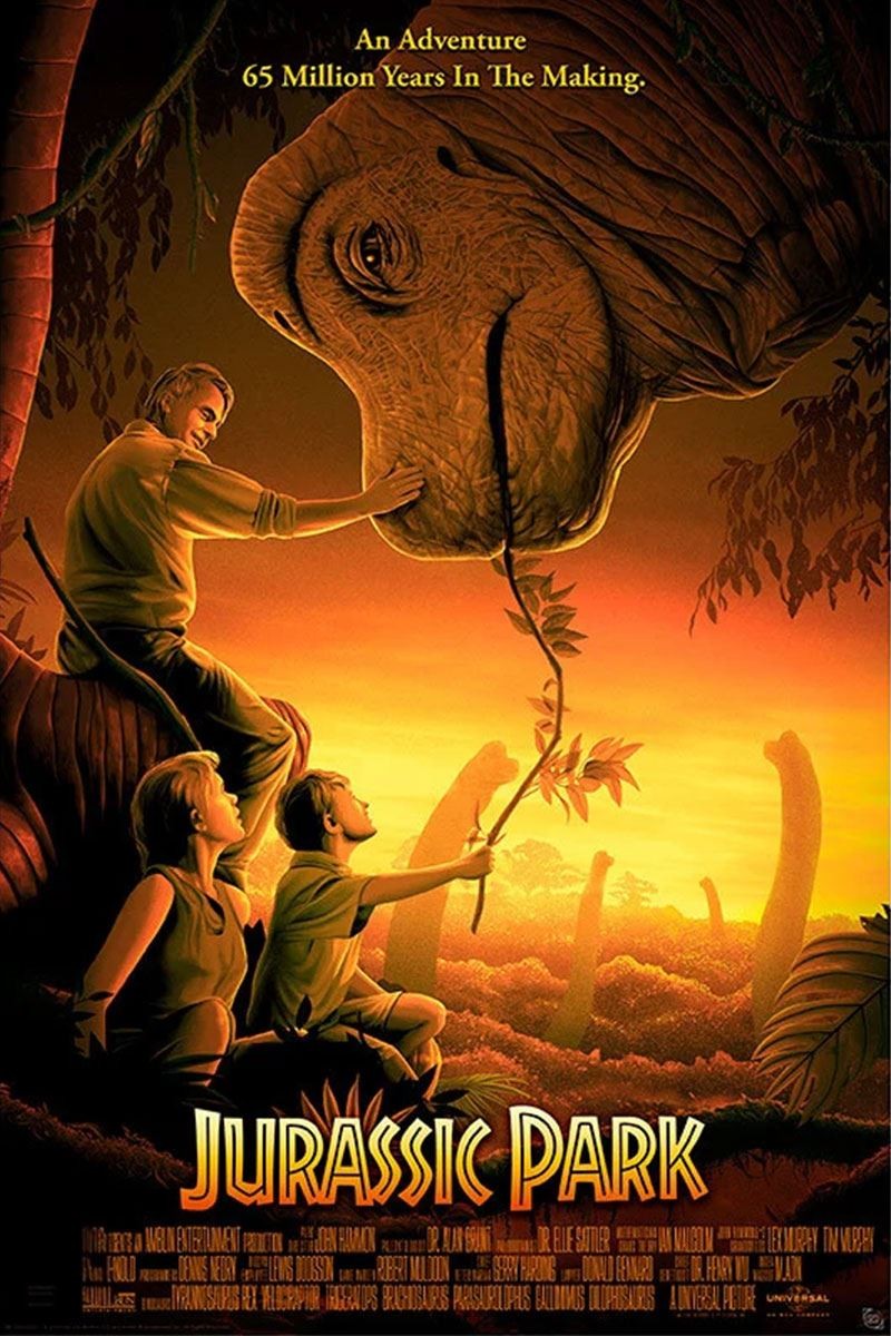 Jurassic Park Vintage Maxi Poster - Laminated