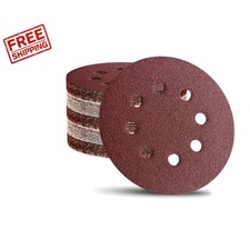 Efficient Hook & Loop Sanding Discs - 52 Pack, 5-Inch Mixed Grits for Easy Use 0.23 per gallon