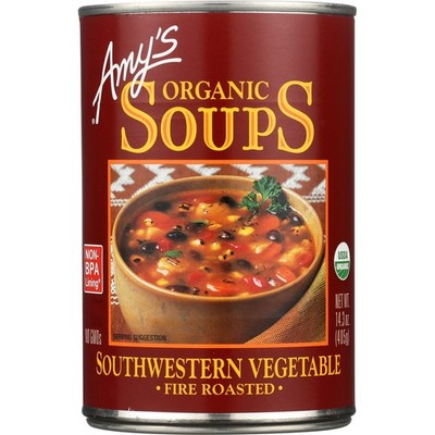 Amy'S Organic Fire Roasted Southwestern Vegetable Soup 14.3 Oz