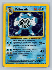 Poliwrath 013/102 BS Pokemon Card EN Holofoil NM Ken Sugimori